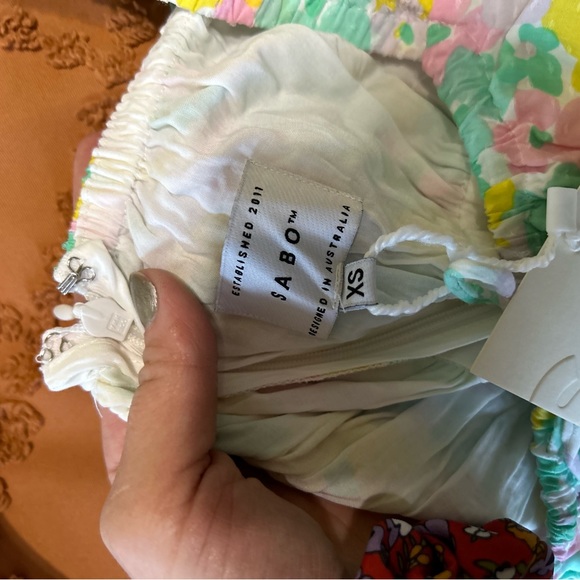 Sabo Mase dress spring floral size xs - Picture 5 of 8